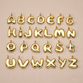 Lu's Stainless Steel A-Z Gold Color