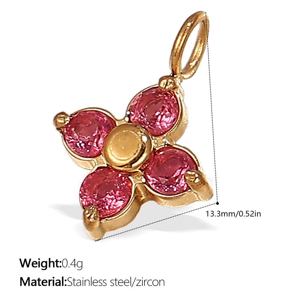 Lu's DIY Multi-Style Charm Stainless Steel Plated With 18k Gold