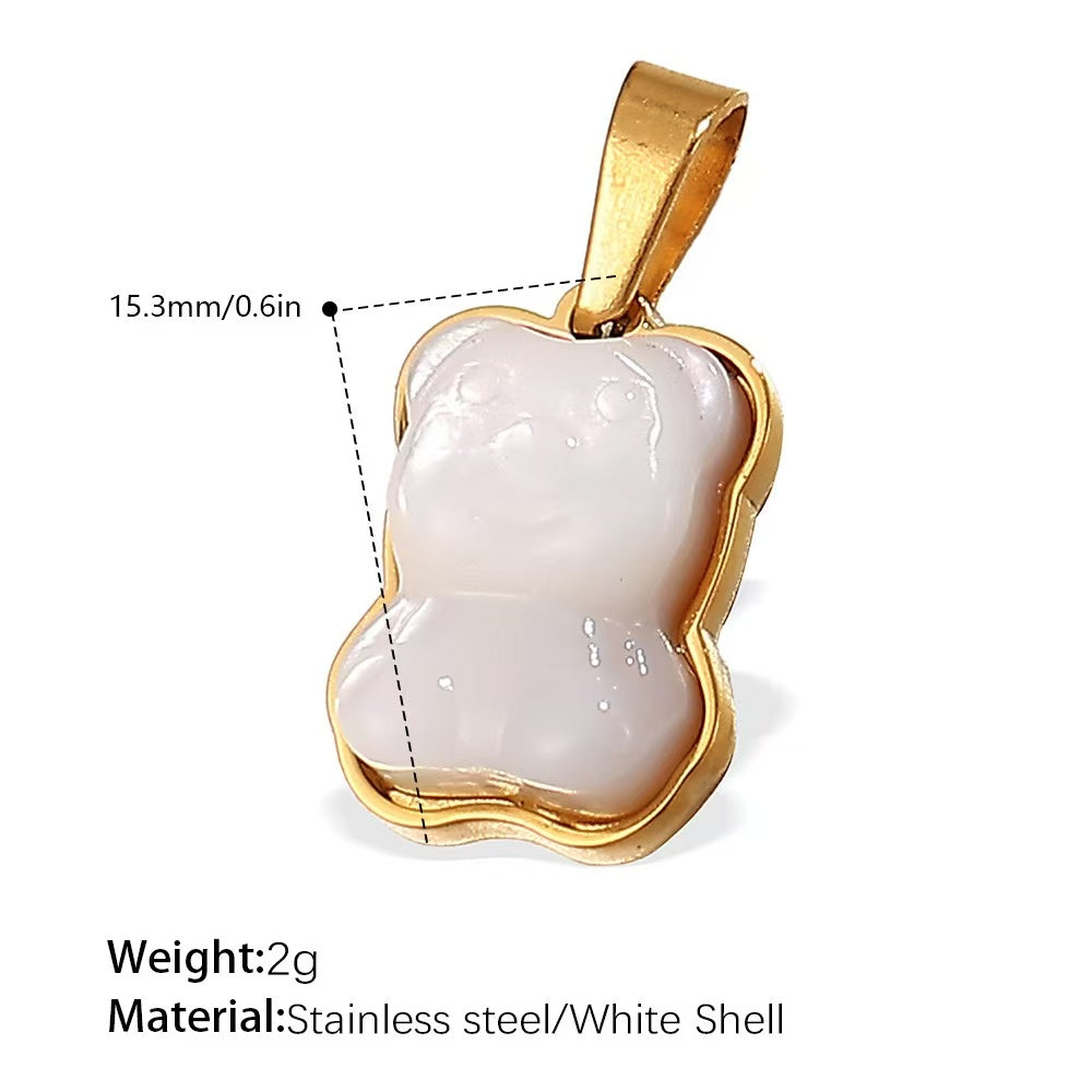 Lu's DIY Multi-Style Charm Stainless Steel Plated With 18k Gold