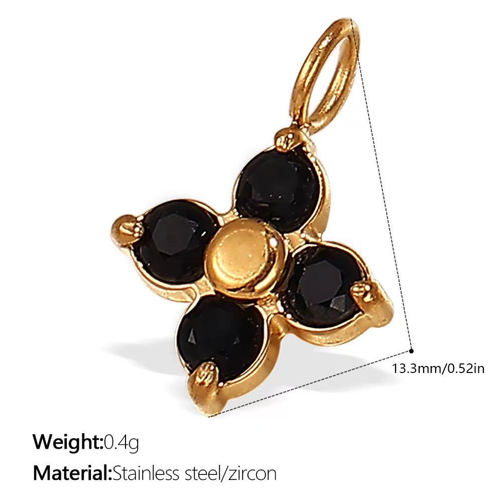 Lu's DIY Multi-Style Charm Stainless Steel Plated With 18k Gold