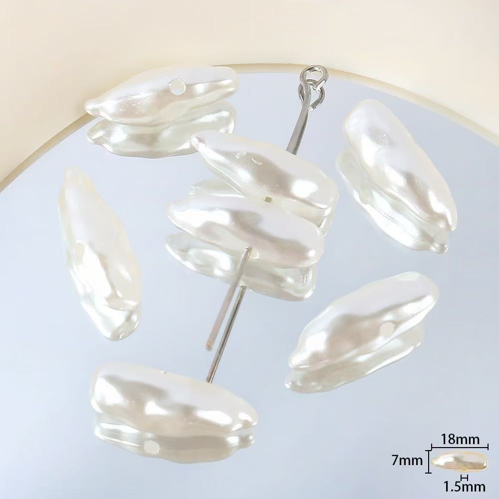 Lu's ABS Baroque Imitation Pearl Irregular Shaped Pearls