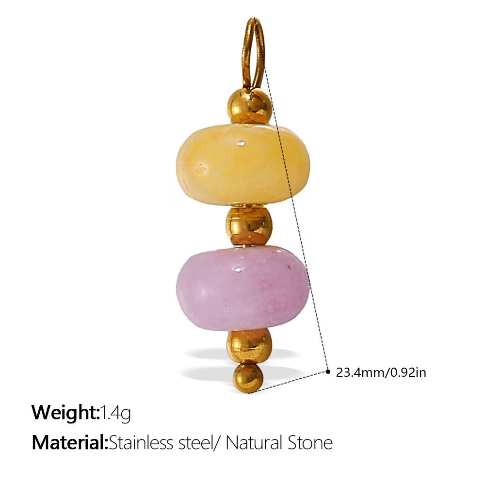 Lu's DIY Multi-Style Charm Stainless Steel Plated With 18k Gold