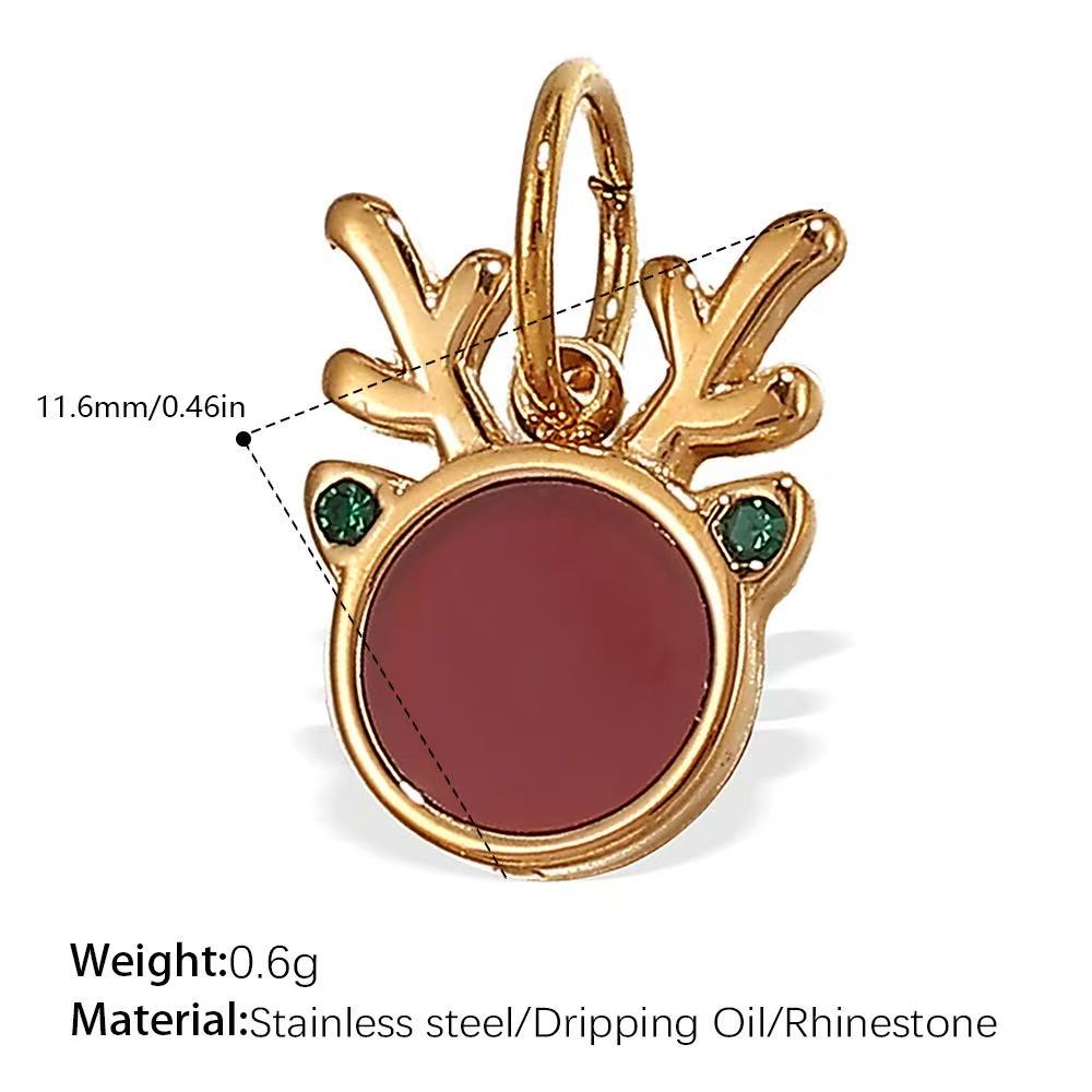 Lu's DIY Multi-Style Charm Stainless Steel Plated With 18k Gold
