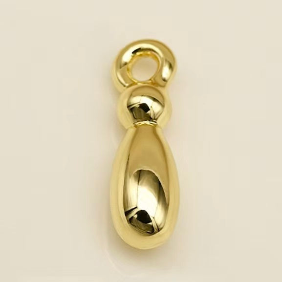Lu's Stainless Steel A-Z Gold Color