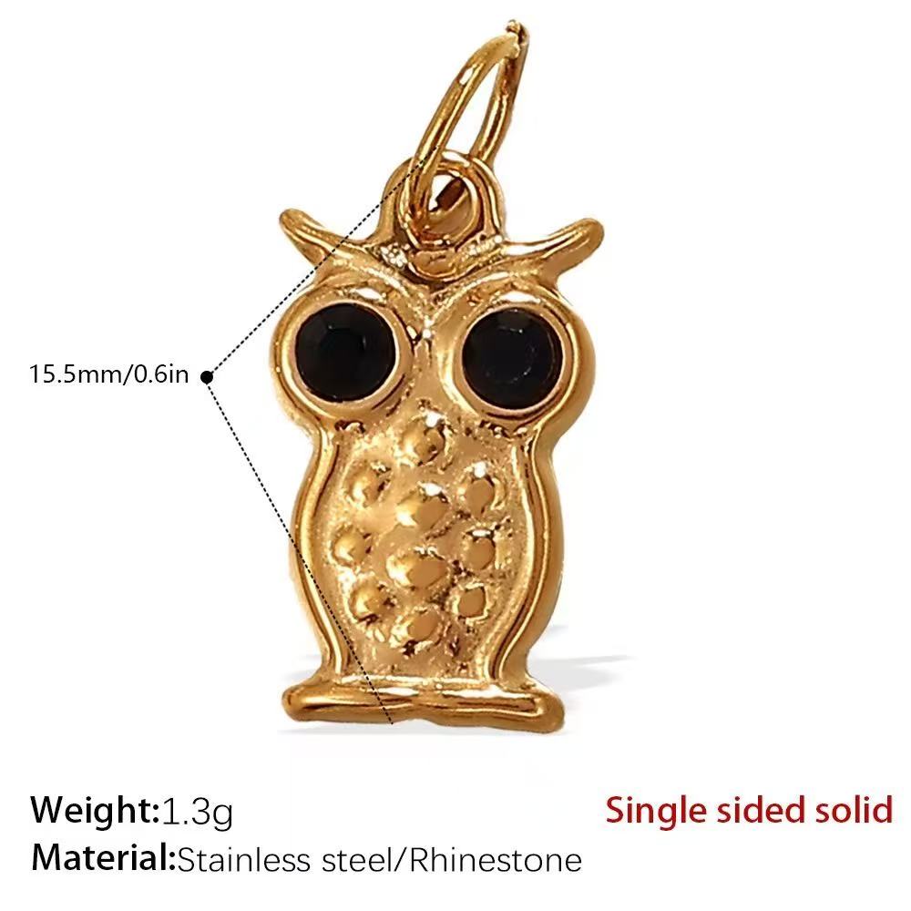 Lu's DIY Multi-Style Charm Stainless Steel Plated With 18k Gold