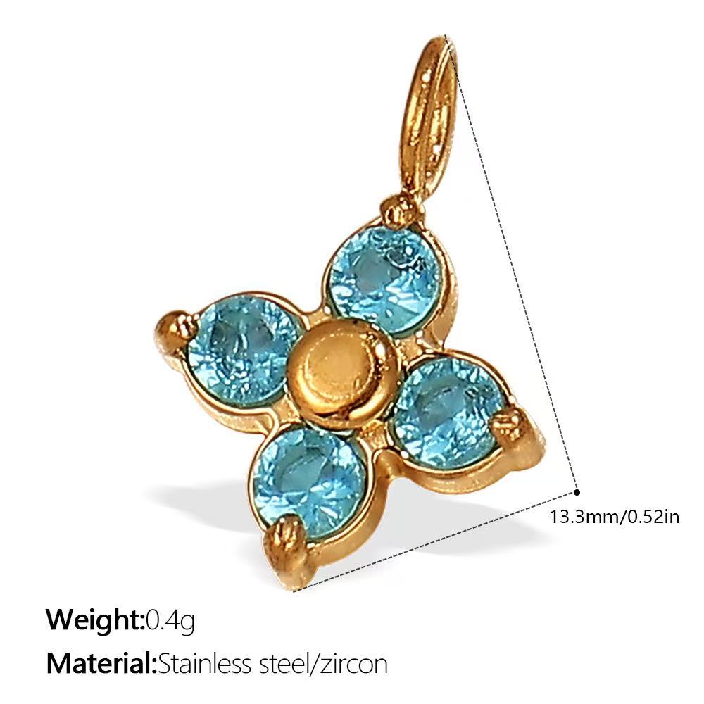 Lu's DIY Multi-Style Charm Stainless Steel Plated With 18k Gold