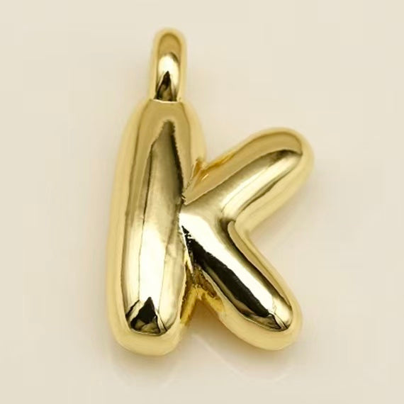 Lu's Stainless Steel A-Z Gold Color