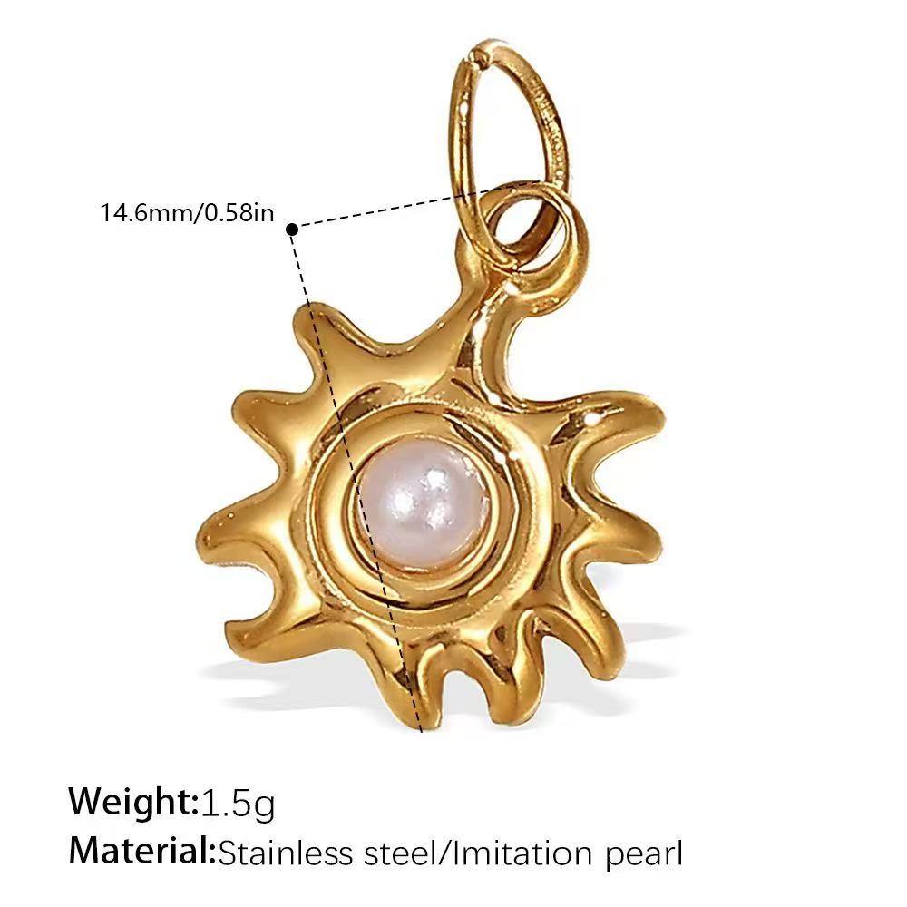 Lu's DIY Multi-Style Charm Stainless Steel Plated With 18k Gold