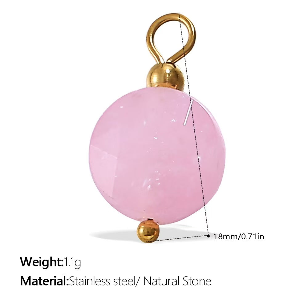 Lu's DIY Multi-Style Charm Stainless Steel Plated With 18k Gold