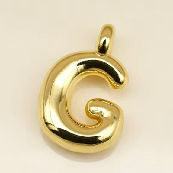 Lu's Stainless Steel A-Z Gold Color
