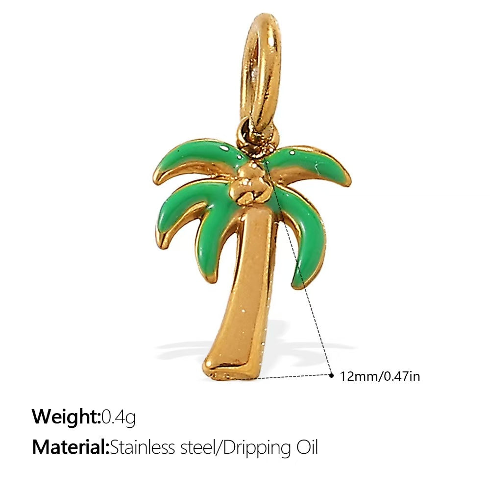 Lu's DIY Multi-Style Charm Stainless Steel Plated With 18k Gold