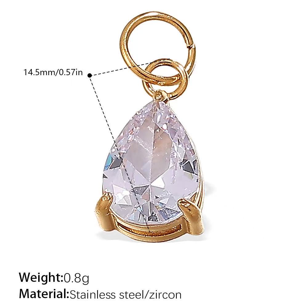 Lu's DIY Multi-Style Charm Stainless Steel Plated With 18k Gold