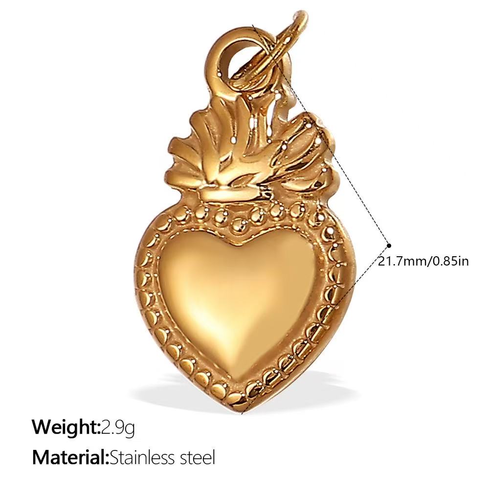 Lu's DIY Multi-Style Charm Stainless Steel Plated With 18k Gold