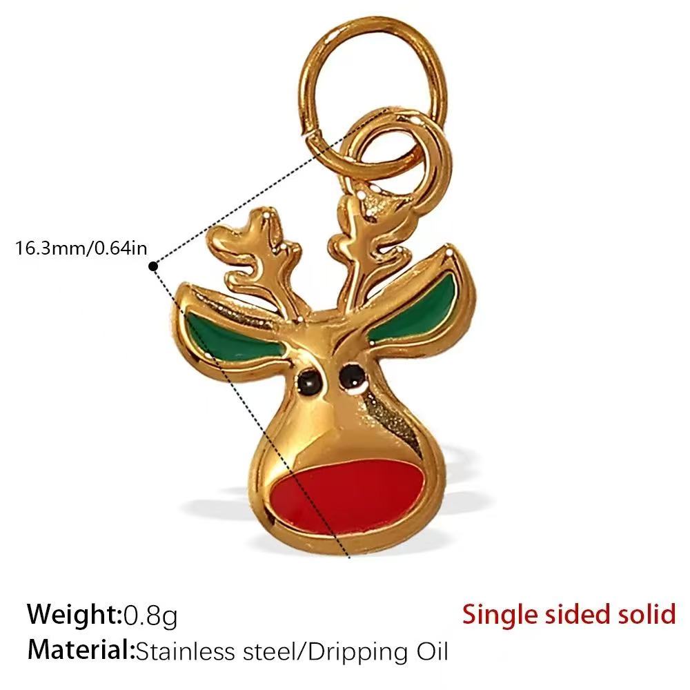 Lu's DIY Multi-Style Charm Stainless Steel Plated With 18k Gold