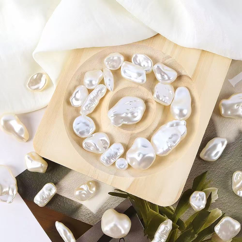 Lu's ABS Baroque Imitation Pearl Irregular Shaped Pearls