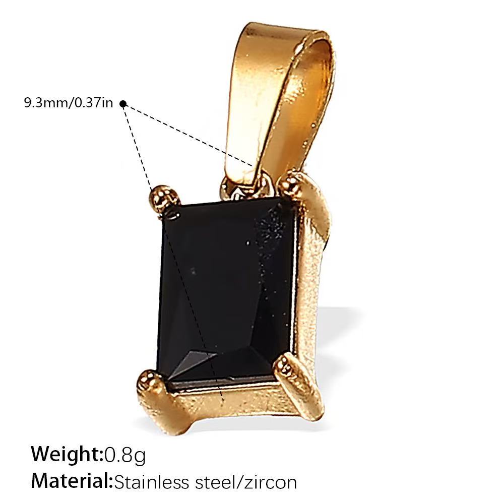 Lu's DIY Multi-Style Charm Stainless Steel Plated With 18k Gold