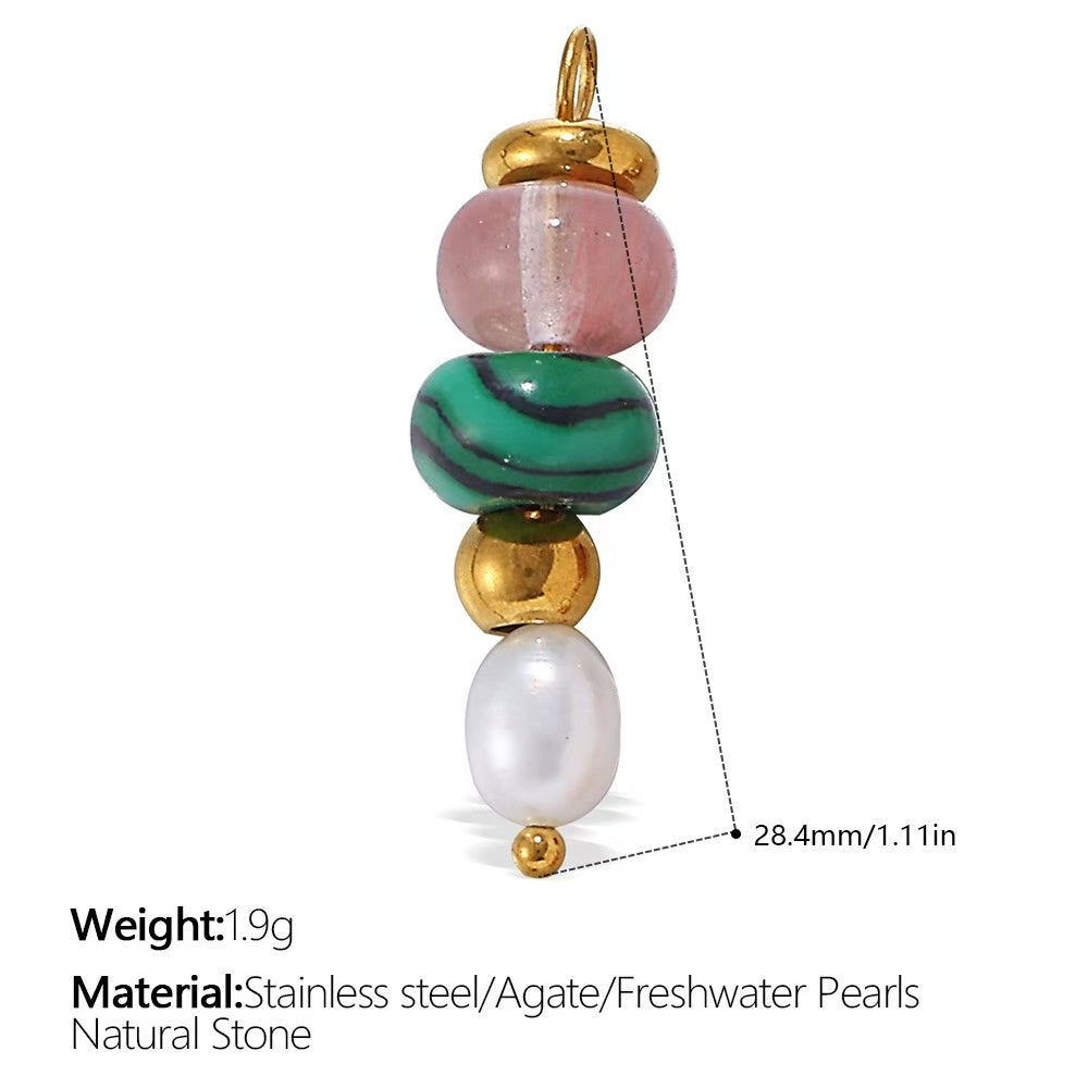 Lu's DIY Multi-Style Charm Stainless Steel Plated With 18k Gold