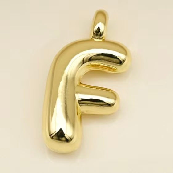 Lu's Stainless Steel A-Z Gold Color