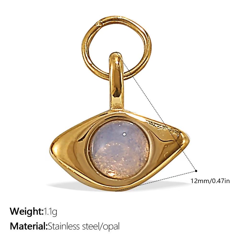 Lu's DIY Multi-Style Charm Stainless Steel Plated With 18k Gold