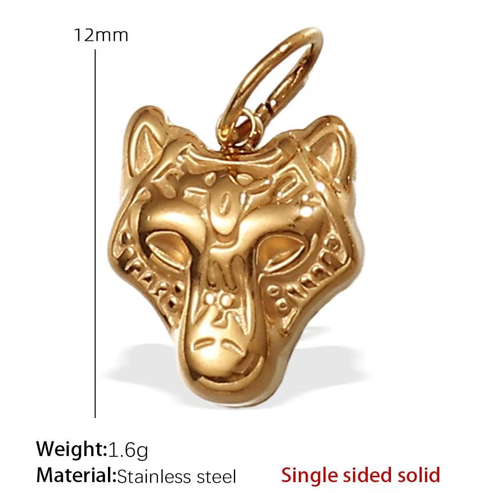 Lu's DIY Multi-Style Charm Stainless Steel Plated With 18k Gold