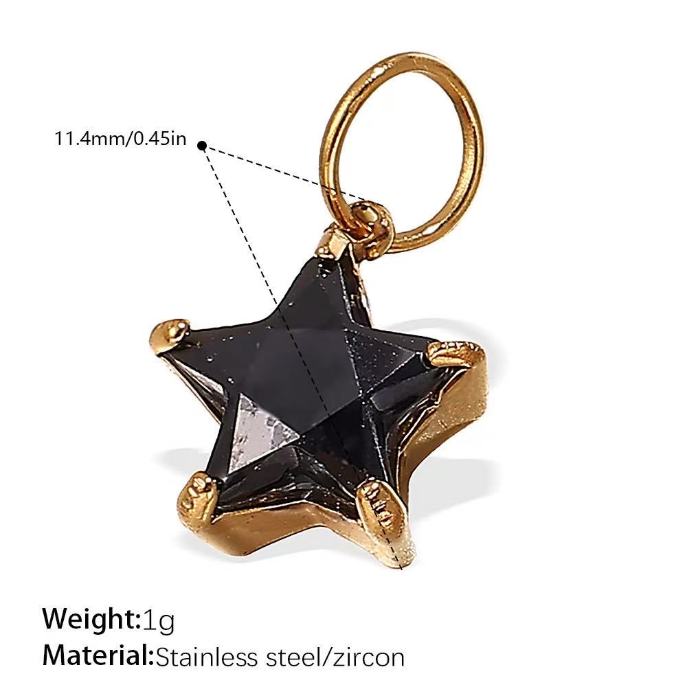 Lu's DIY Multi-Style Charm Stainless Steel Plated With 18k Gold