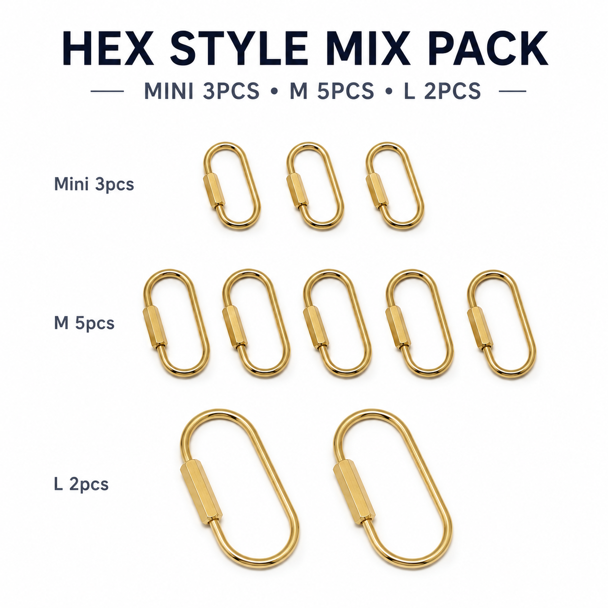 Lu's Bulk Carabiners Bag Charm Key Ring Sale price