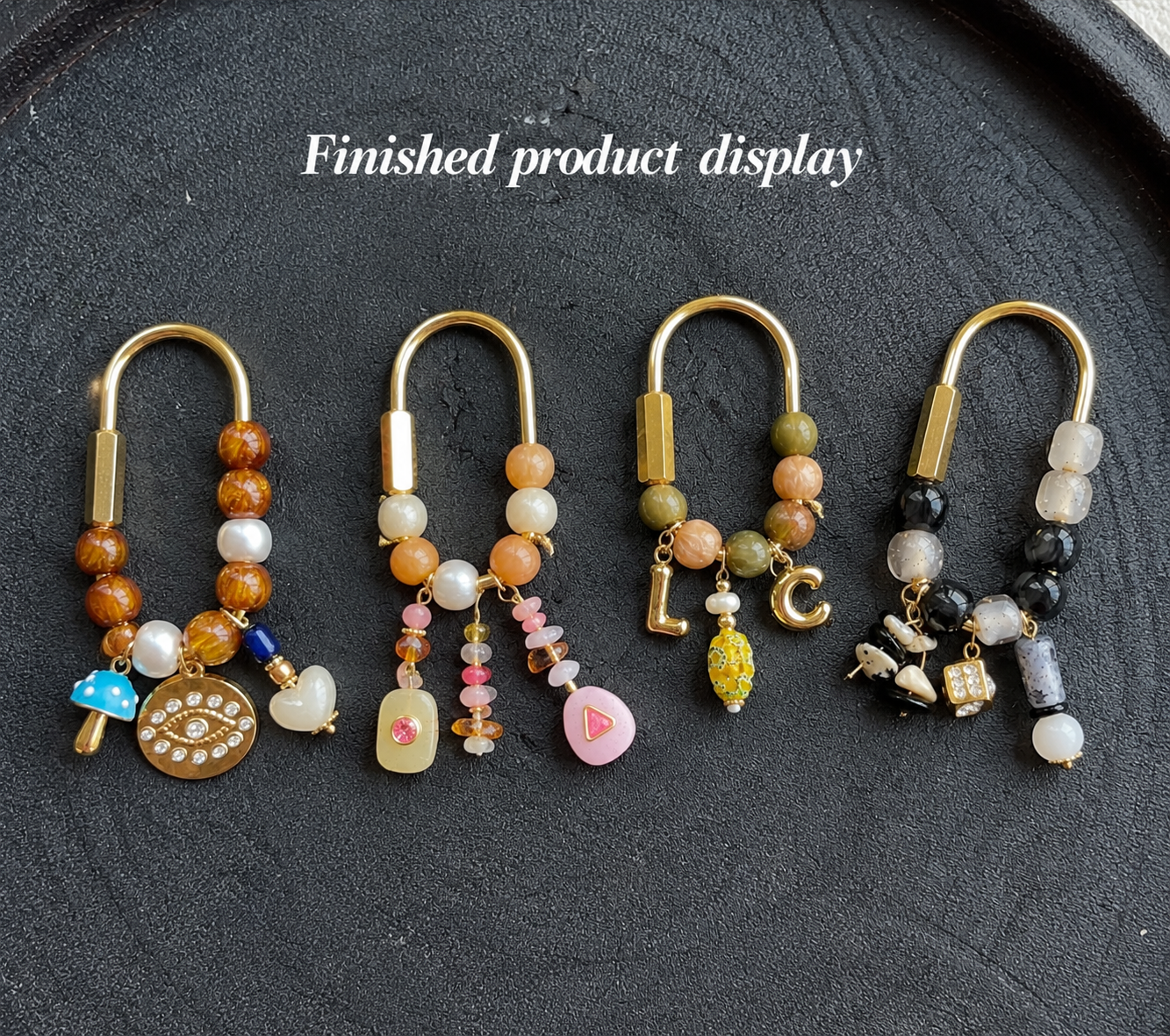 Lu’s 100pcs Glazed Resin Loose Beads