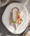 Colorful Ocean Charm Bag Charm | Cute Beaded Summer Bag Accessory