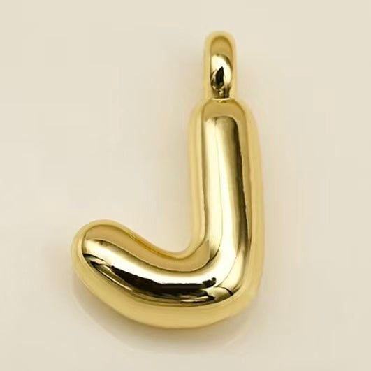 Lu's Stainless Steel A-Z Gold Color
