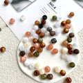 Lu’s 100pcs Glazed Resin Loose Beads