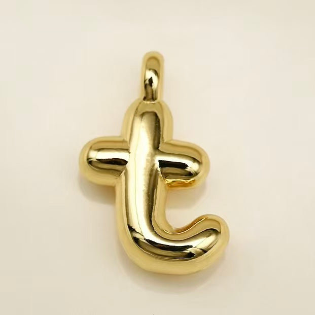 Lu's Stainless Steel A-Z Gold Color