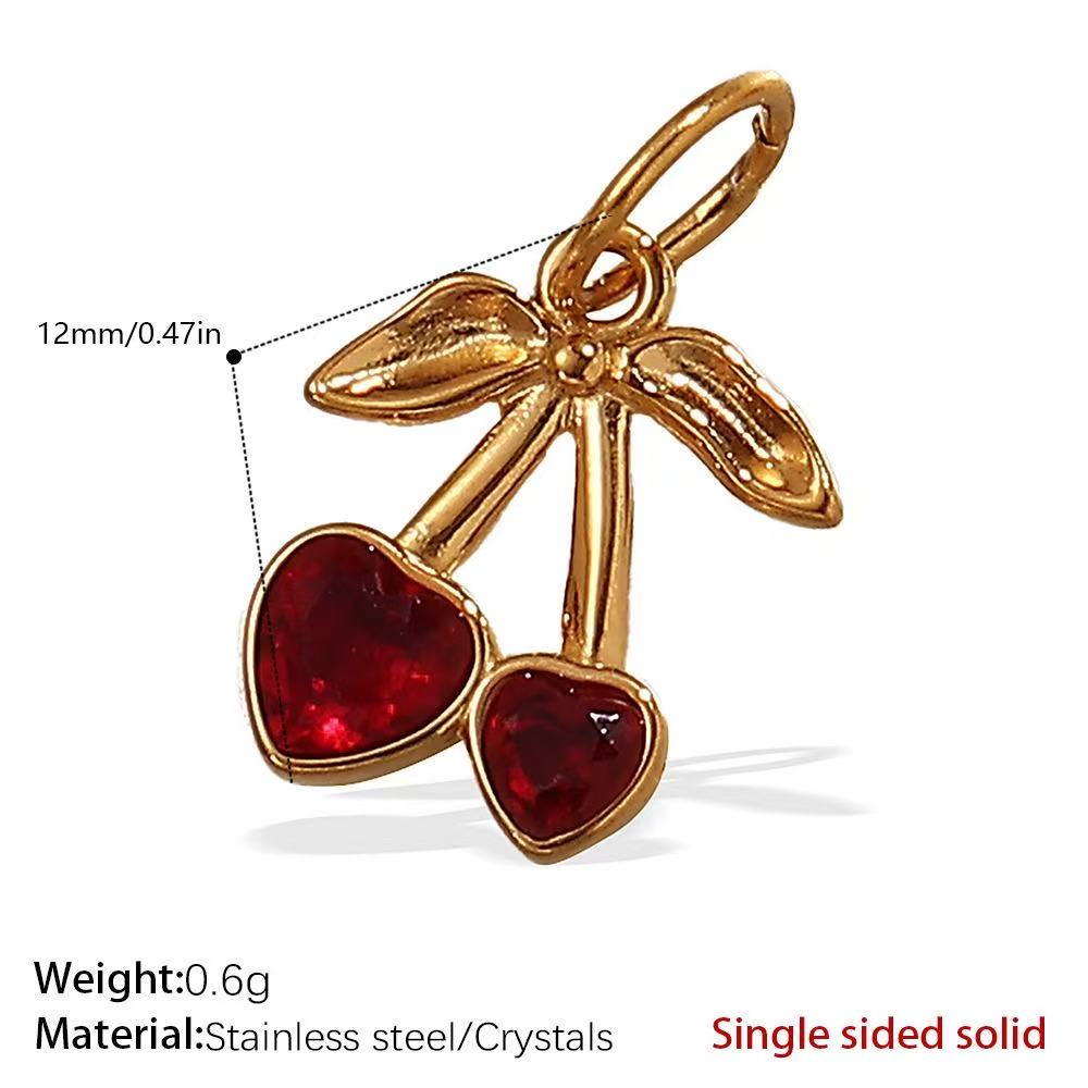 Lu's DIY Multi-Style Charm Stainless Steel Plated With 18k Gold