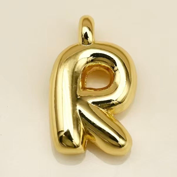 Lu's Stainless Steel A-Z Gold Color