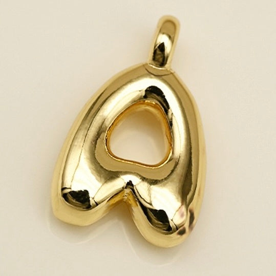 Lu's Stainless Steel A-Z Gold Color