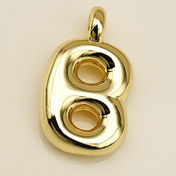Lu's Stainless Steel A-Z Gold Color