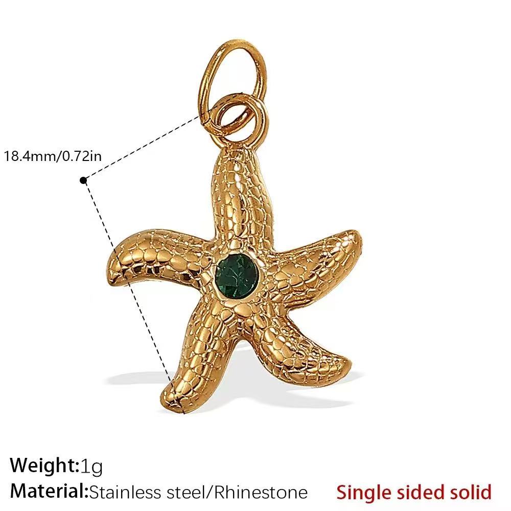 Lu's DIY Multi-Style Charm Stainless Steel Plated With 18k Gold