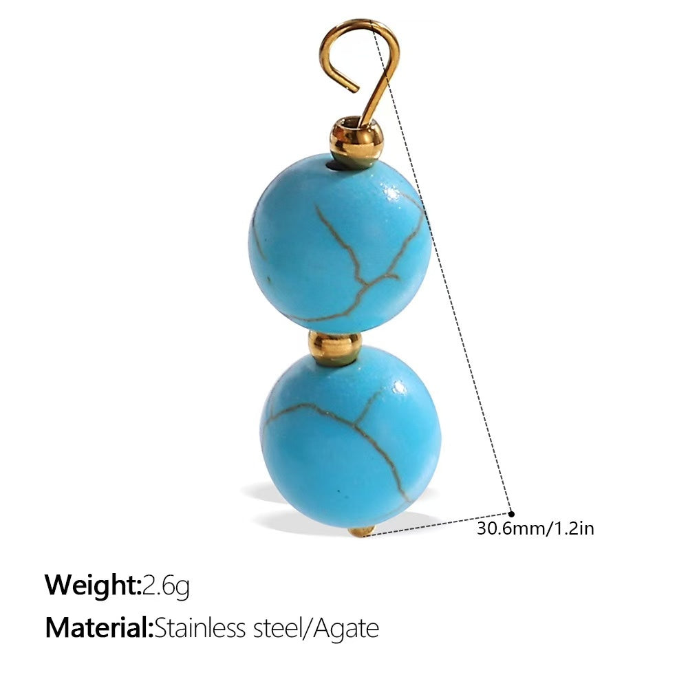 Lu's DIY Multi-Style Charm Stainless Steel Plated With 18k Gold
