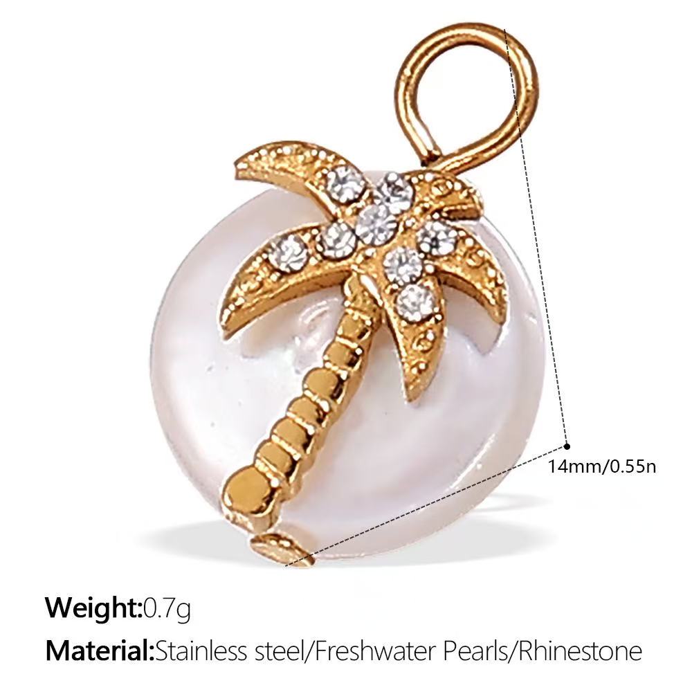 Lu's DIY Multi-Style Charm Stainless Steel Plated With 18k Gold