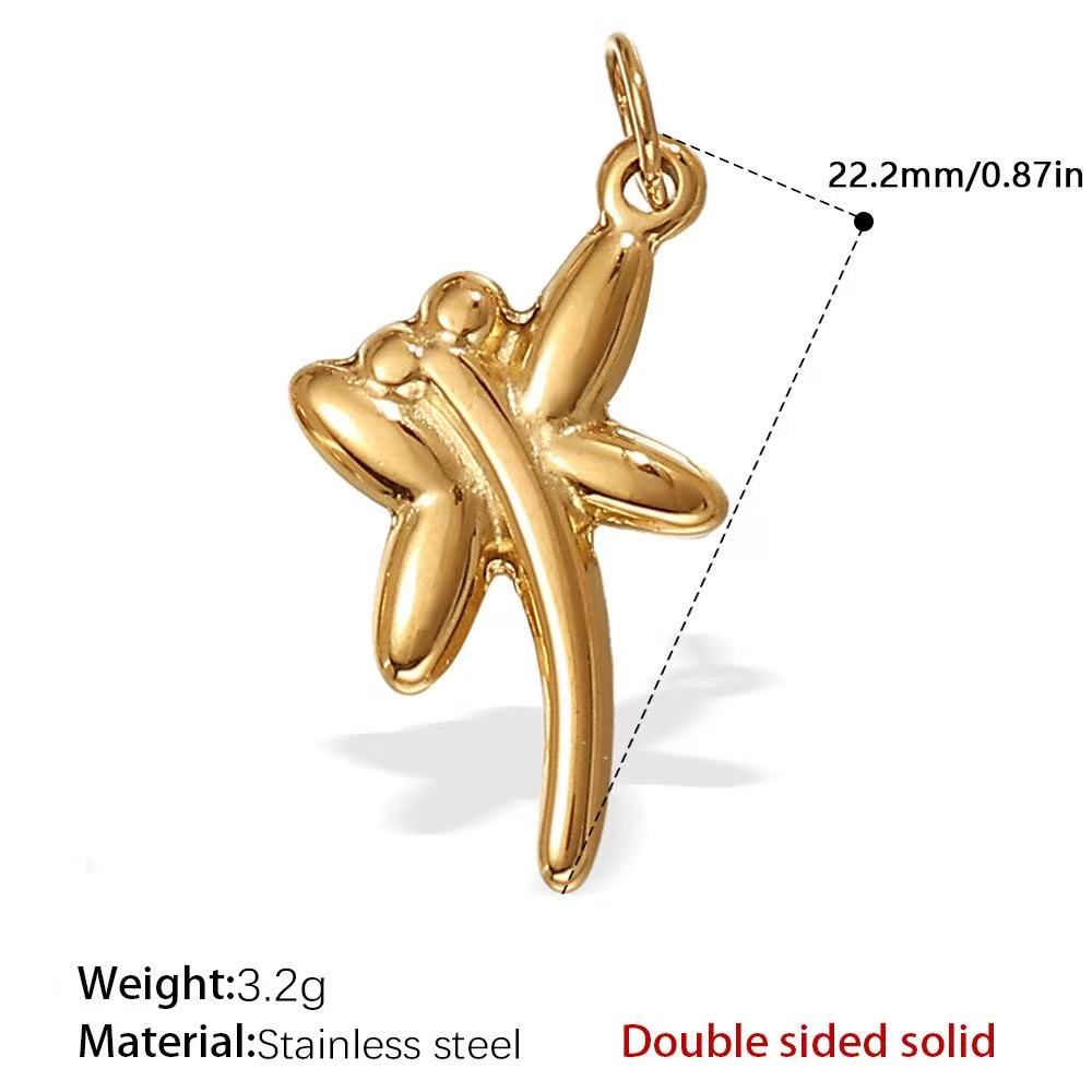 Lu's DIY Multi-Style Charm Stainless Steel Plated With 18k Gold
