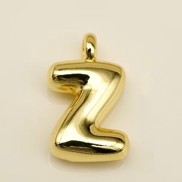 Lu's Stainless Steel A-Z Gold Color