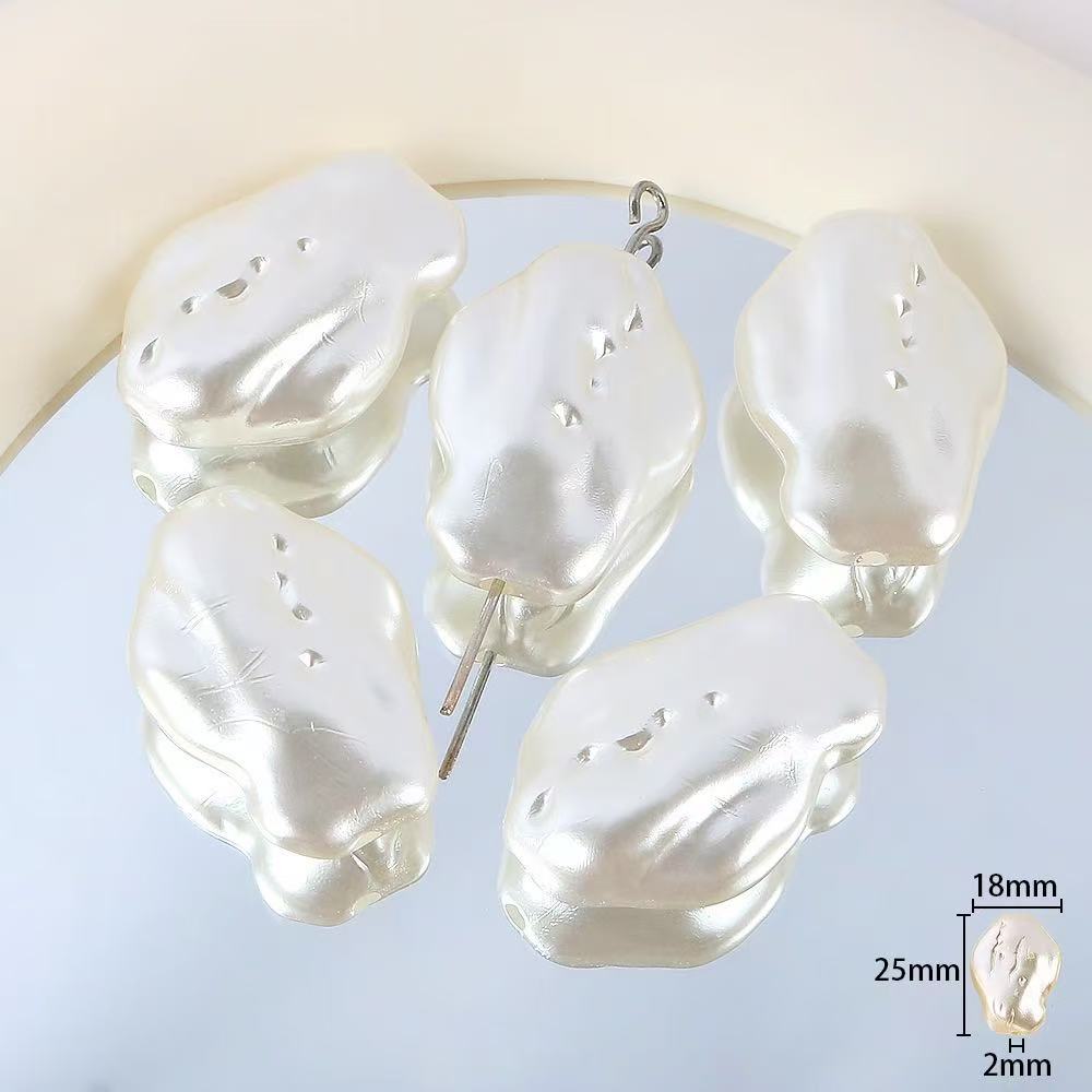 Lu's ABS Baroque Imitation Pearl Irregular Shaped Pearls