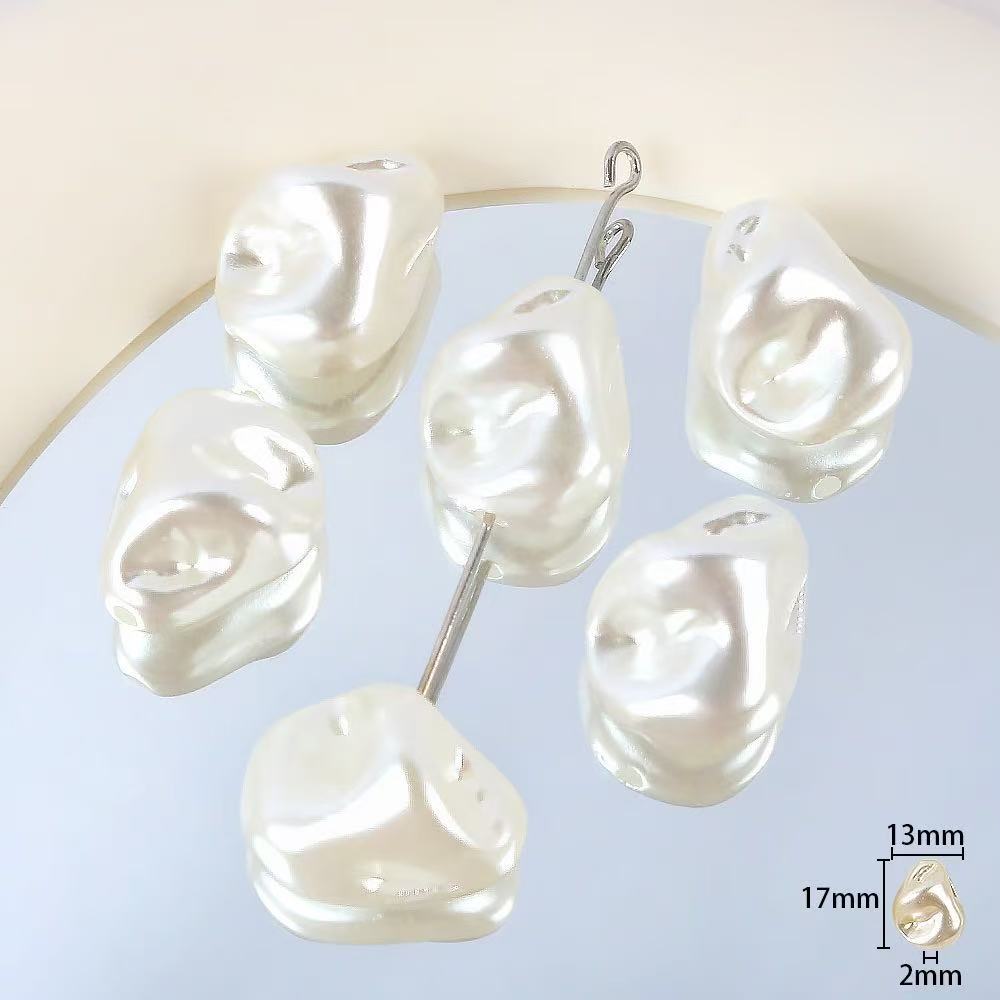 Lu's ABS Baroque Imitation Pearl Irregular Shaped Pearls